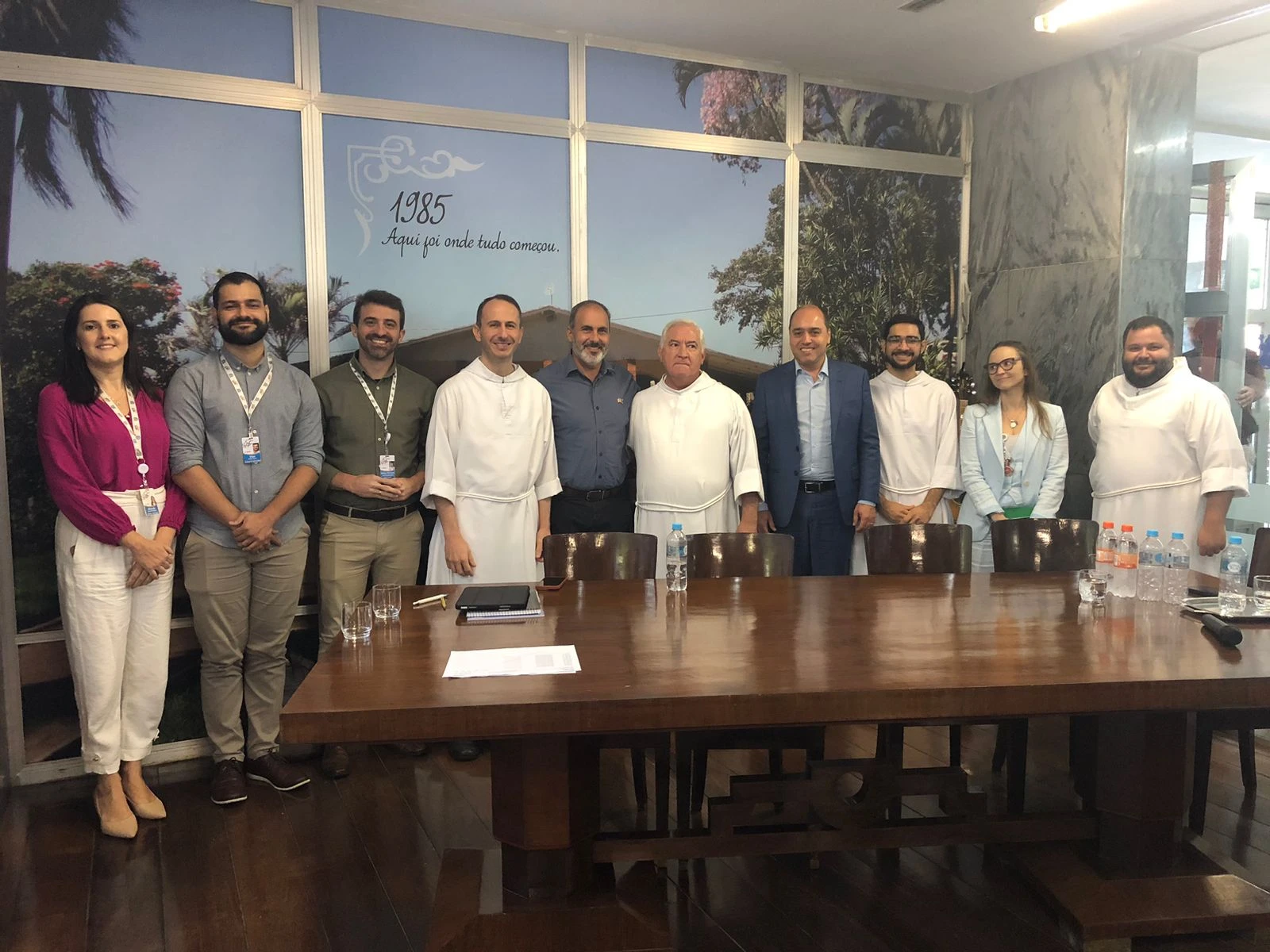 imagem de Frei Francisco Belotti visita o Hospital São Francisco e conduz transição de gestão