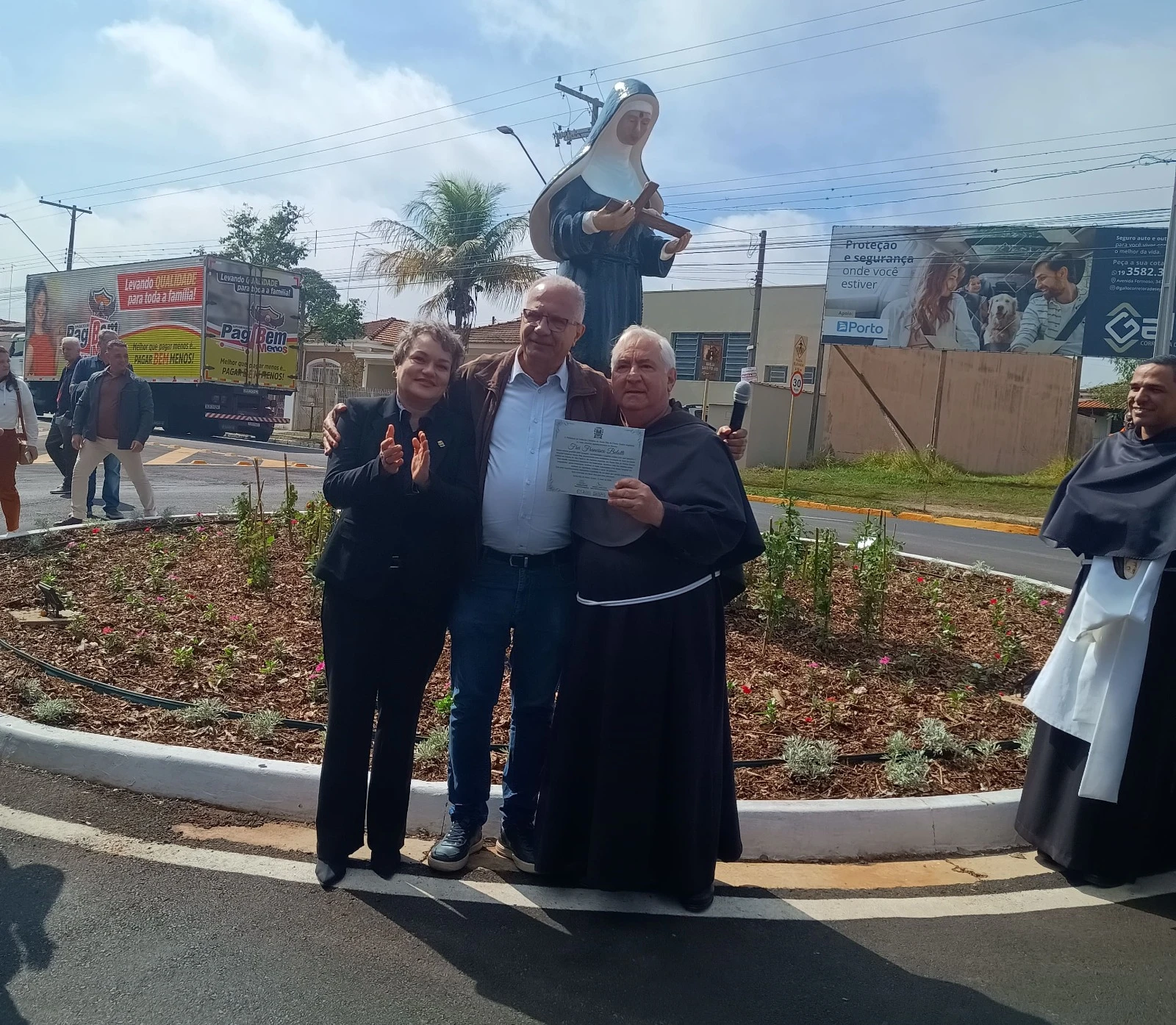 imagem de Inauguração da nova rotatória de acesso ao Hospital Estadual Santa Rita